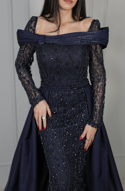 Leni Dress - Dunkelblau