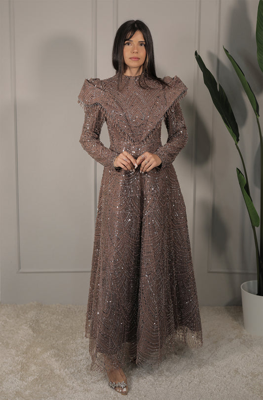 Lina Dress - Braun