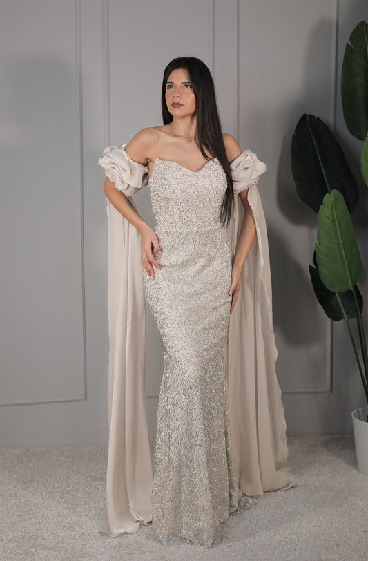 Lira Dress - Champagner