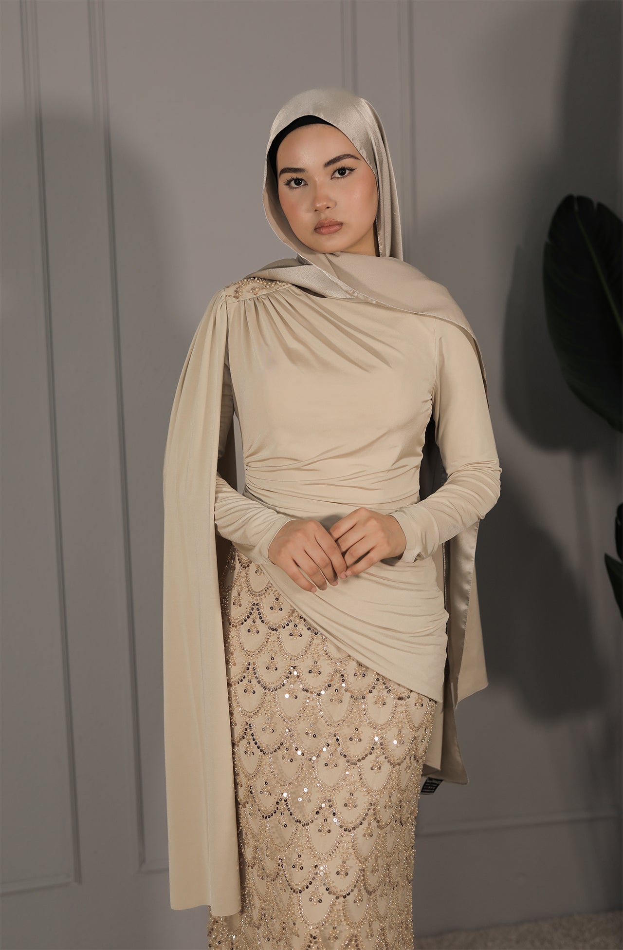 Liyana Dress - Beige
