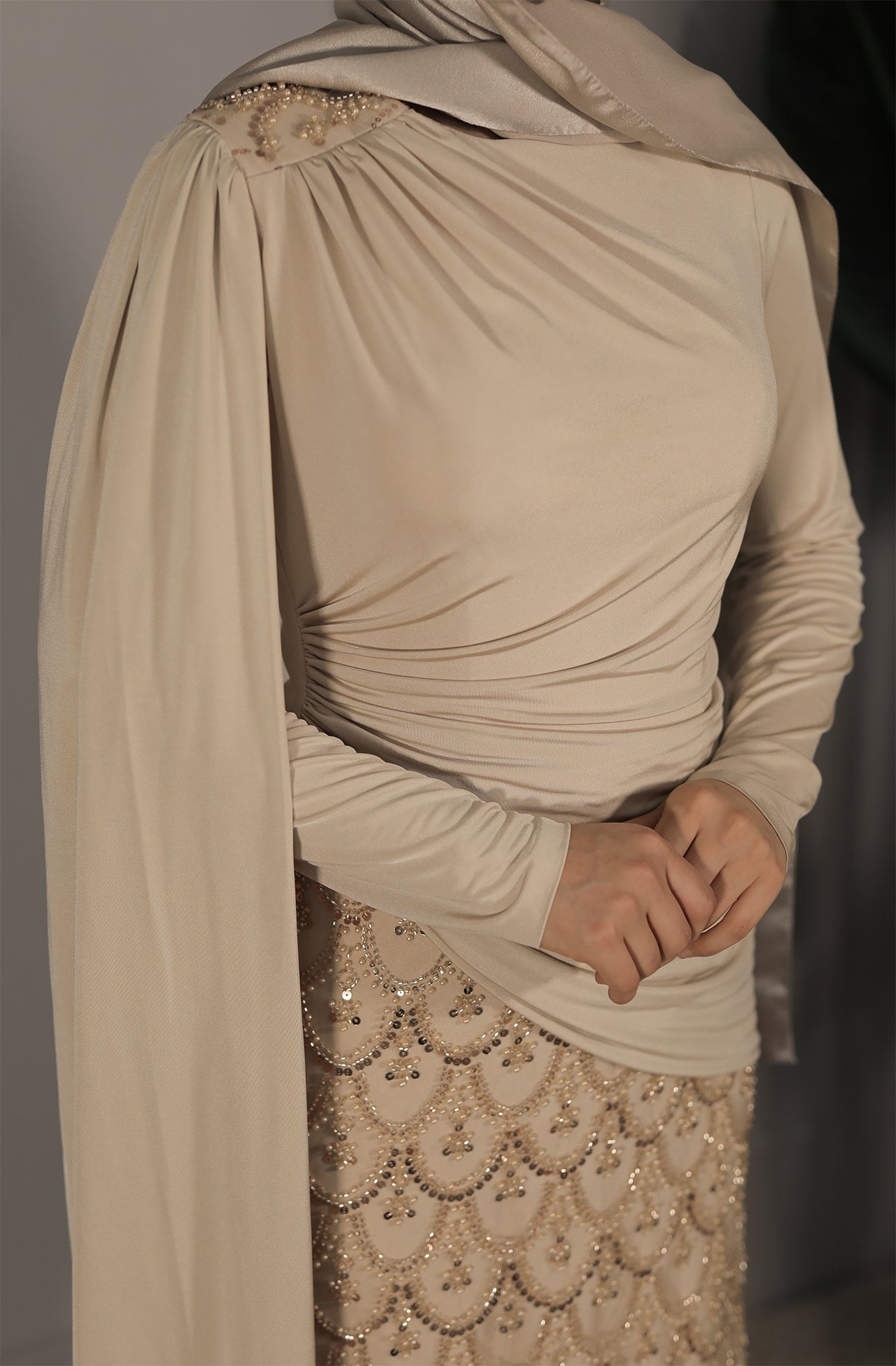 Liyana Dress - Beige