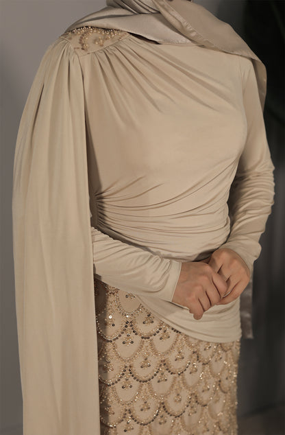 Liyana Dress - Beige
