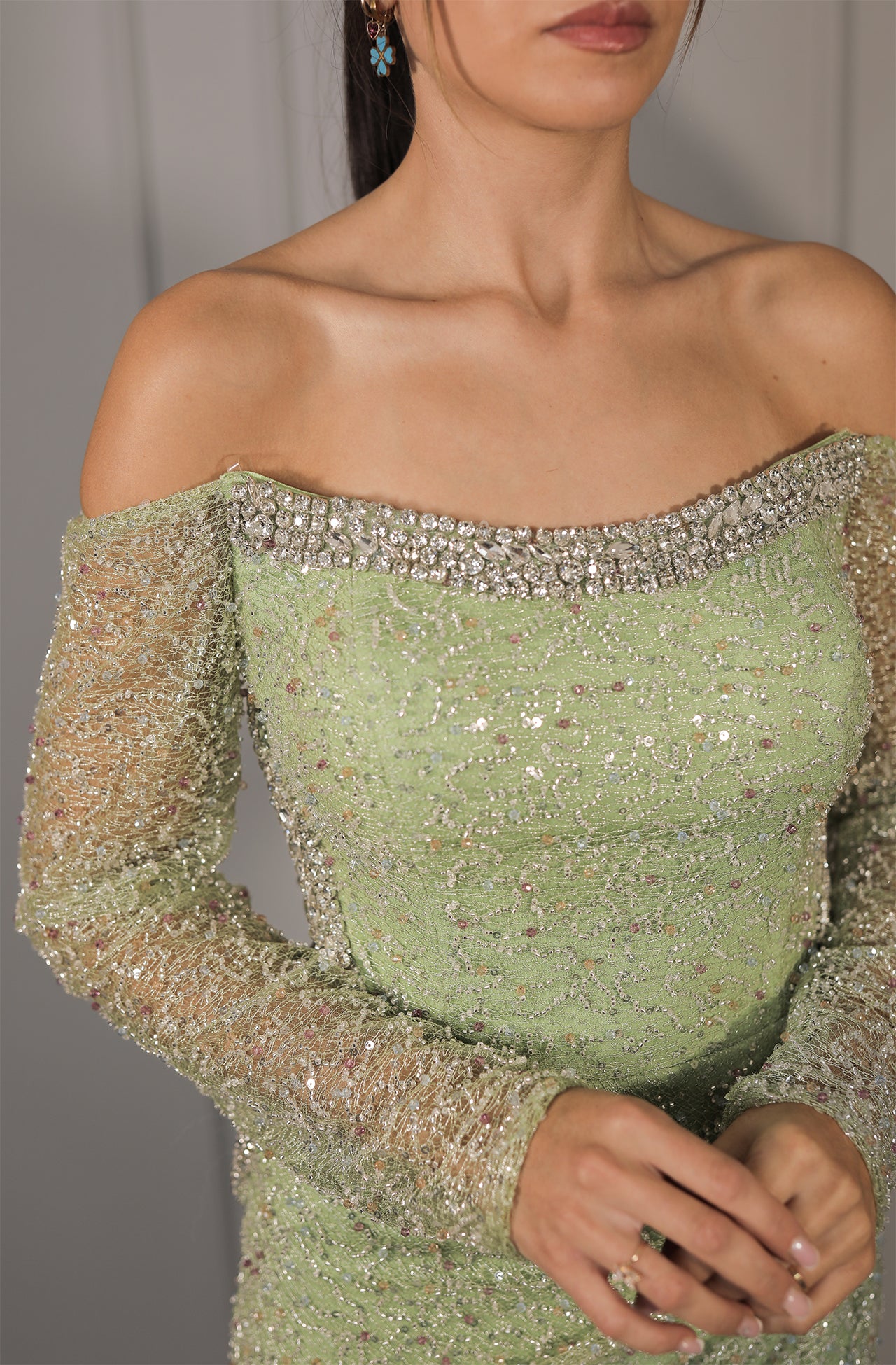 Marlene Dress - Pistaziengrün