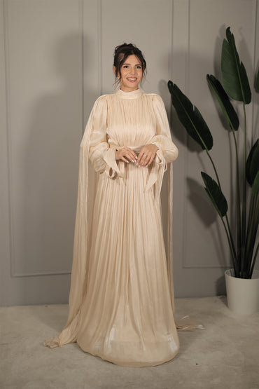 Nevra Dress - Beige