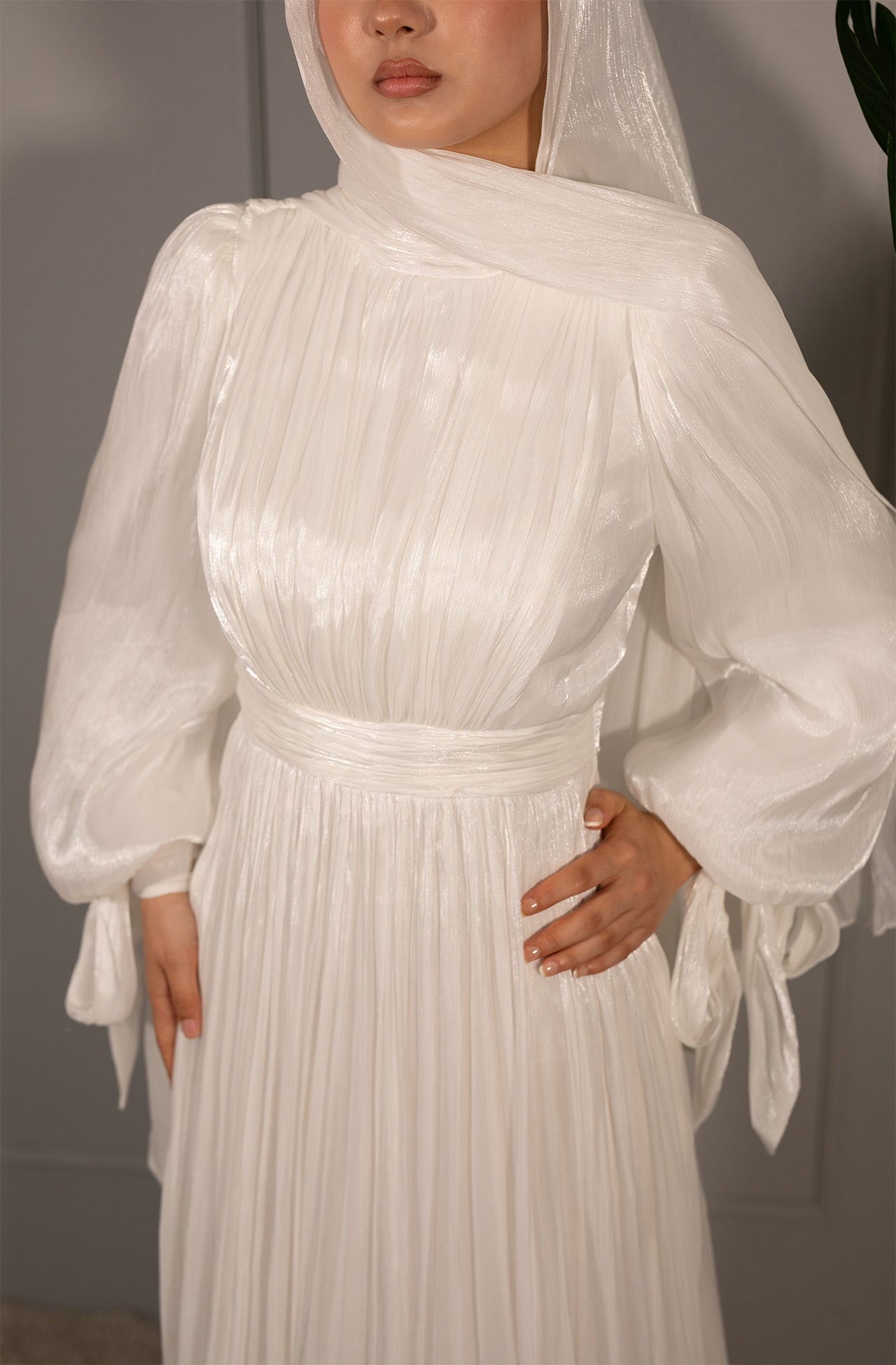 Nevra Dress - Weiß