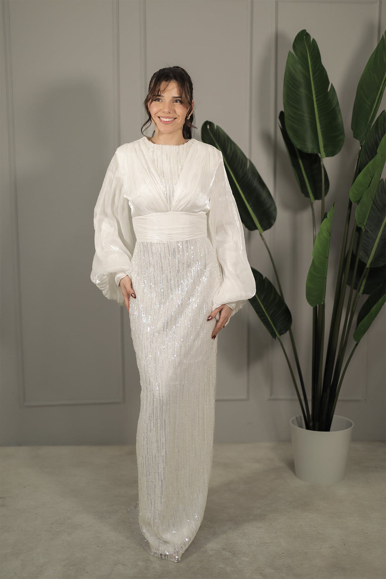 Nia Dress - Weiß