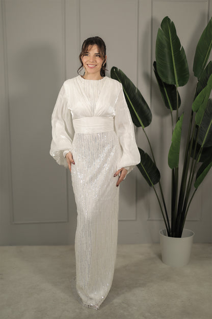 Nia Dress - Weiß