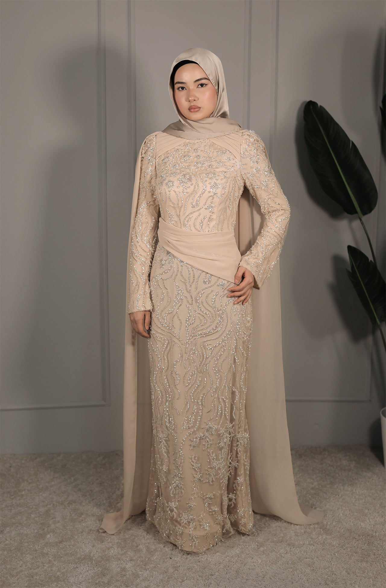 Nikka Dress - Beige