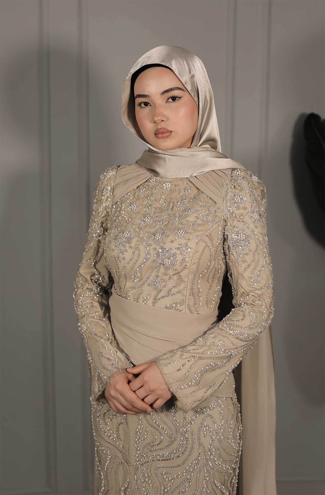 Nikka Dress - Taupe