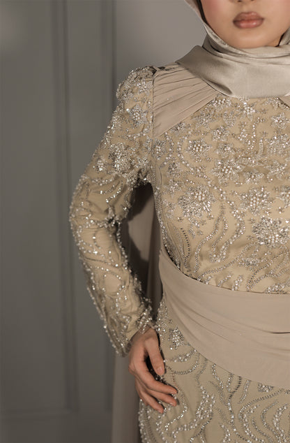 Nikka Dress - Taupe