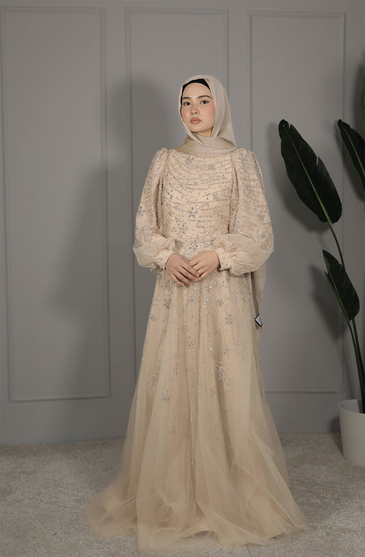 Nyla Dress - Beige