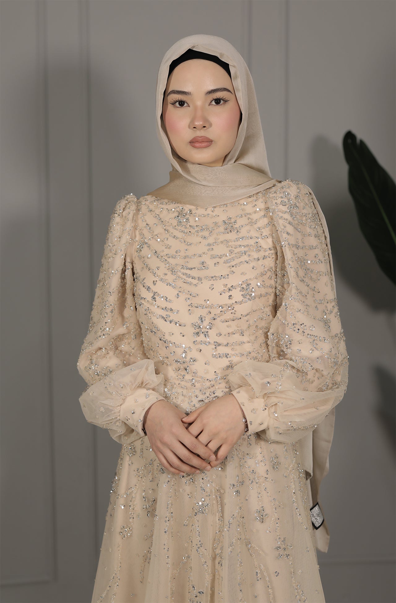 Nyla Dress - Beige