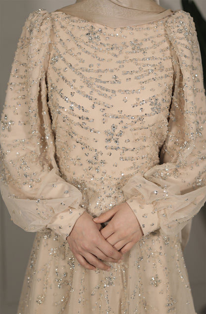 Nyla Dress - Beige
