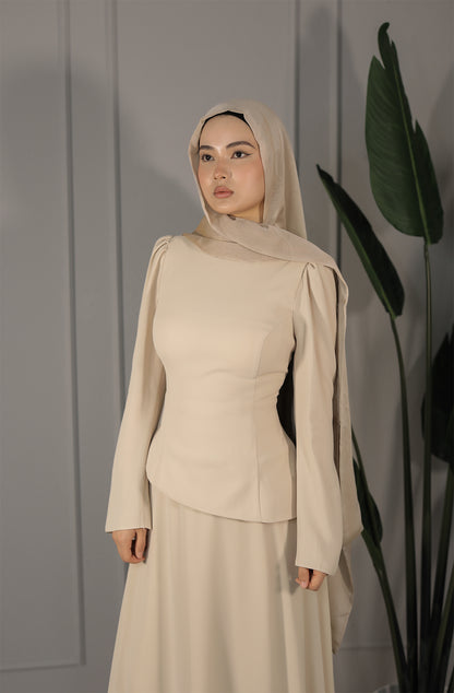Rania Dress - Beige