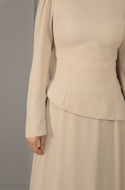 Rania Dress - Beige