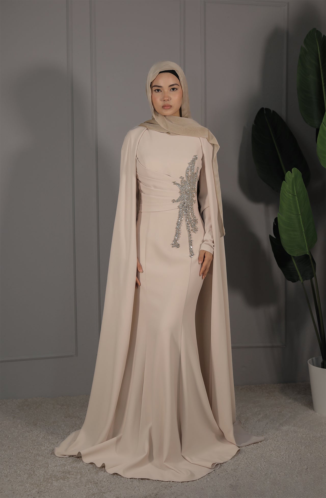 Rania Dress - Beige