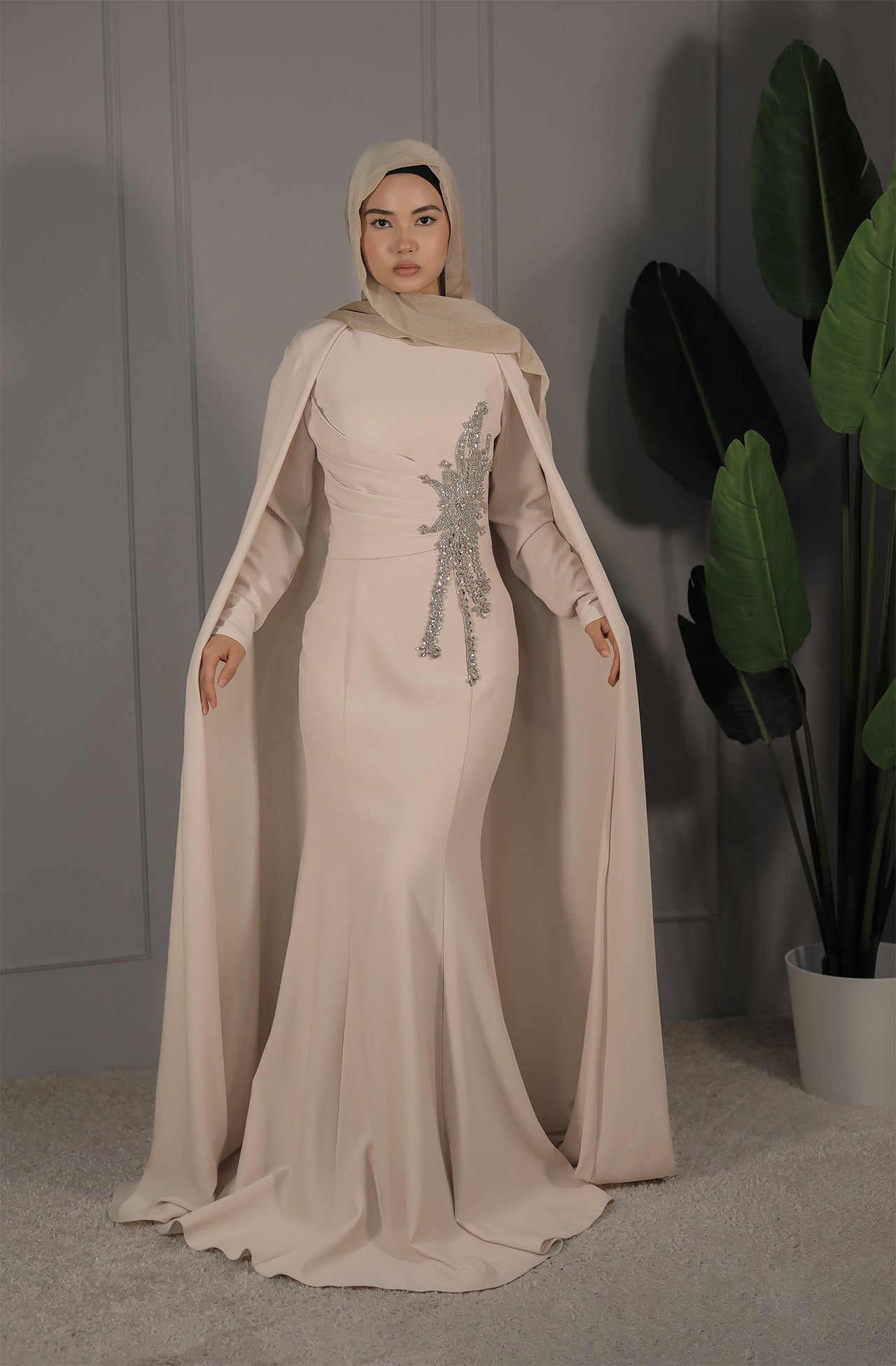 Rania Dress - Beige
