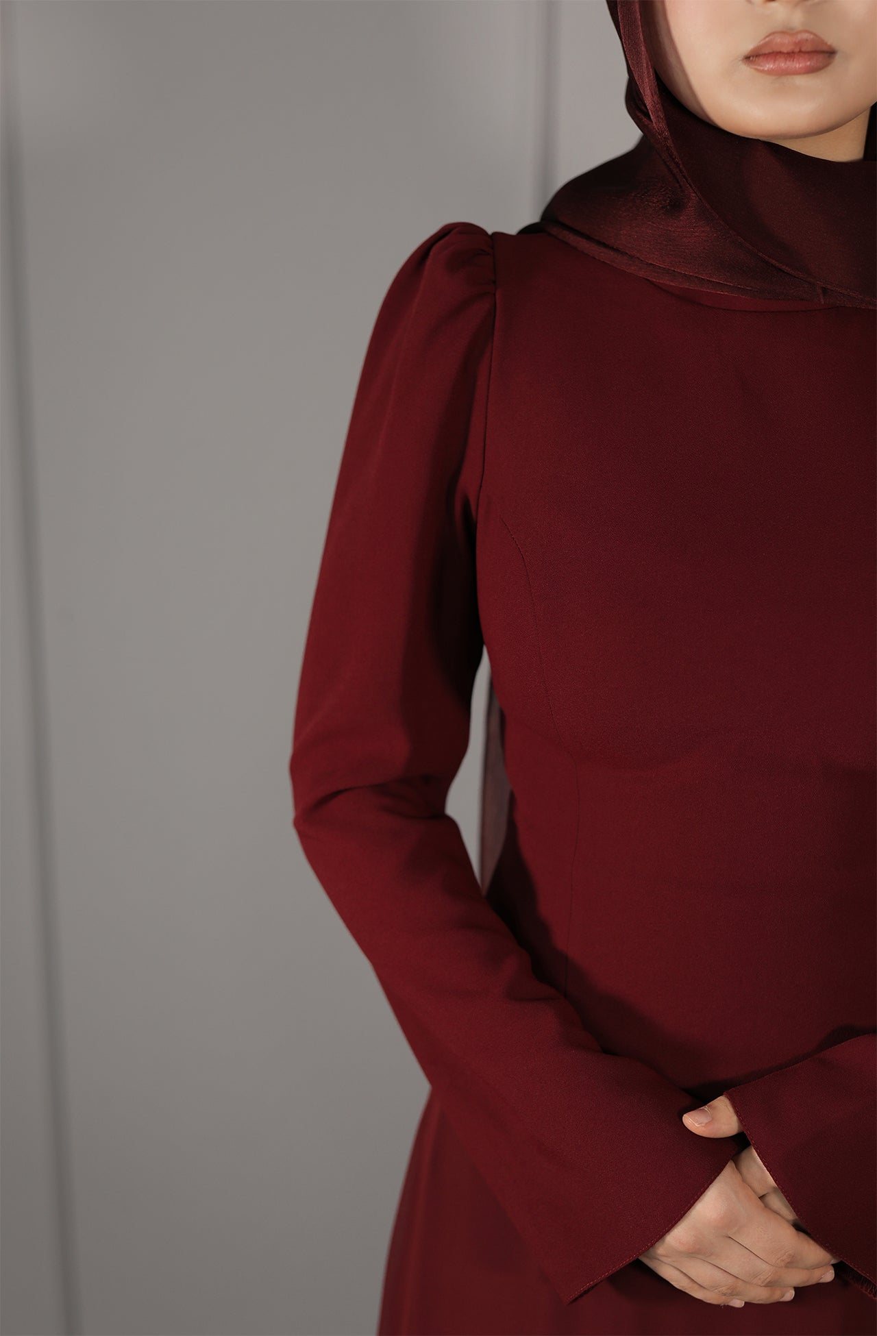 Rania Dress - Bordeaux