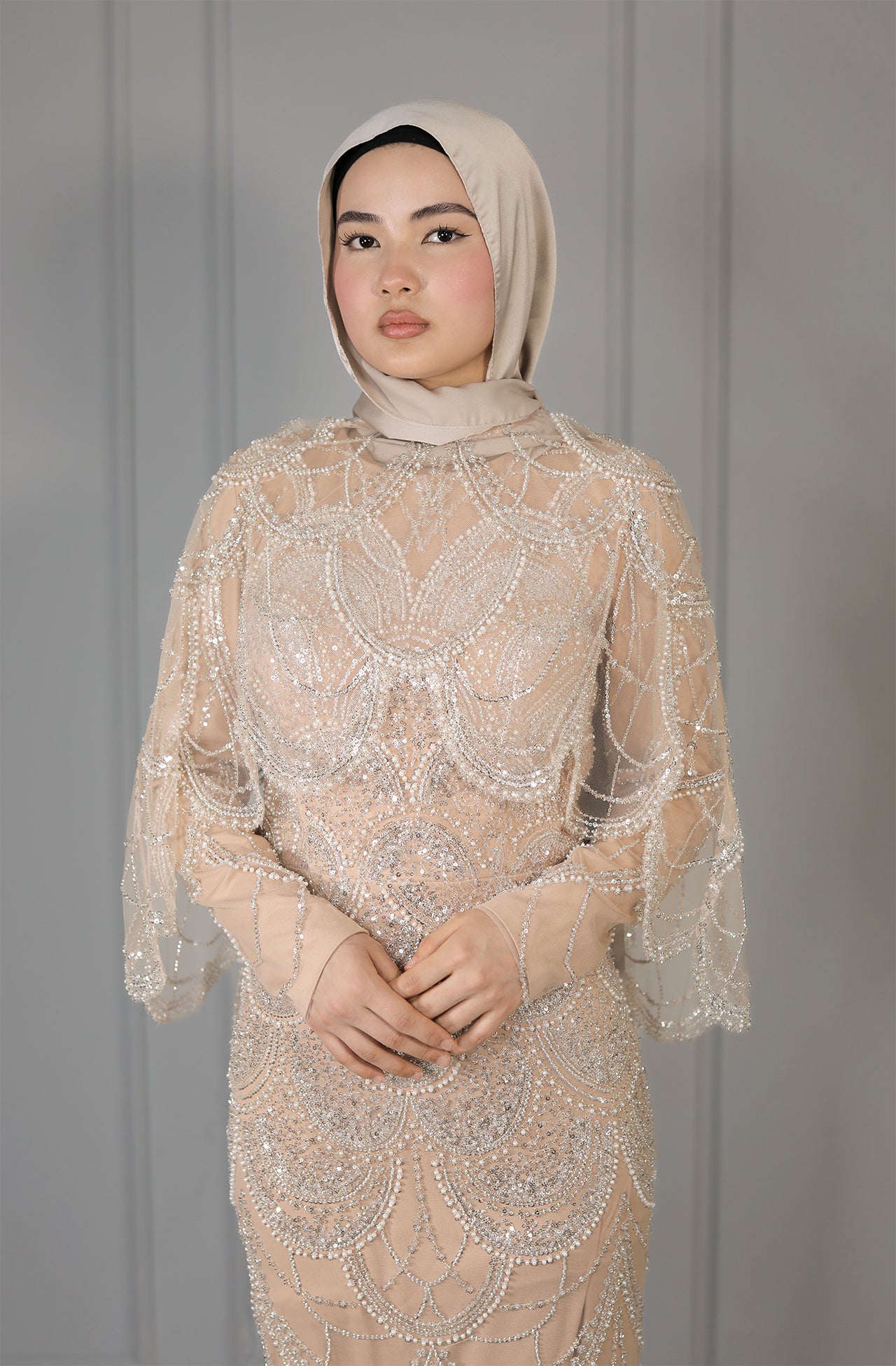 Saha Dress - Beige