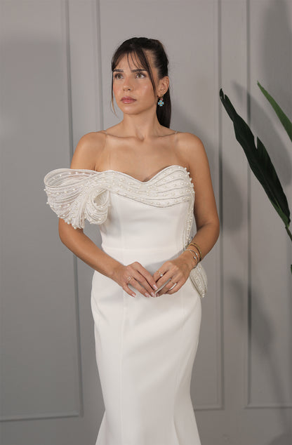 Samira Dress - Weiß