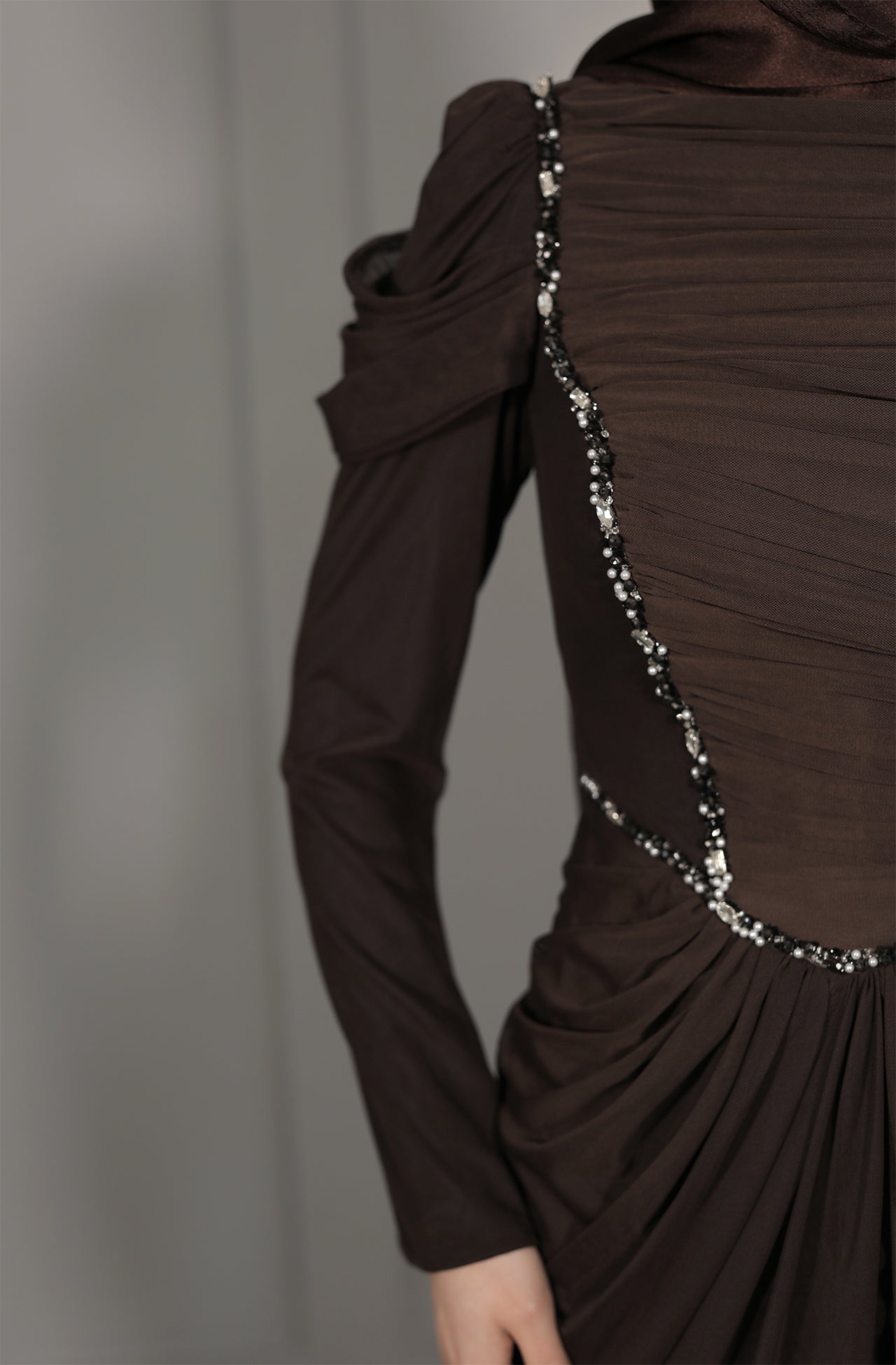 Samra Dress - Dunkelbraun