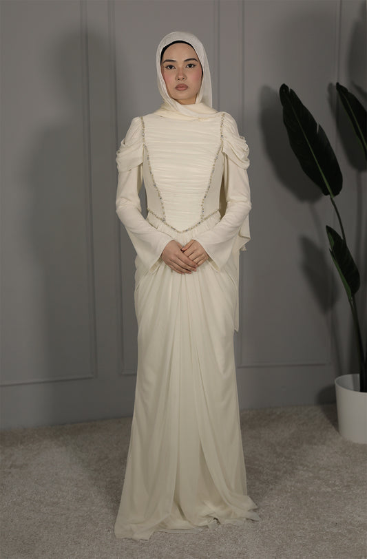 Samra Dress - Creme
