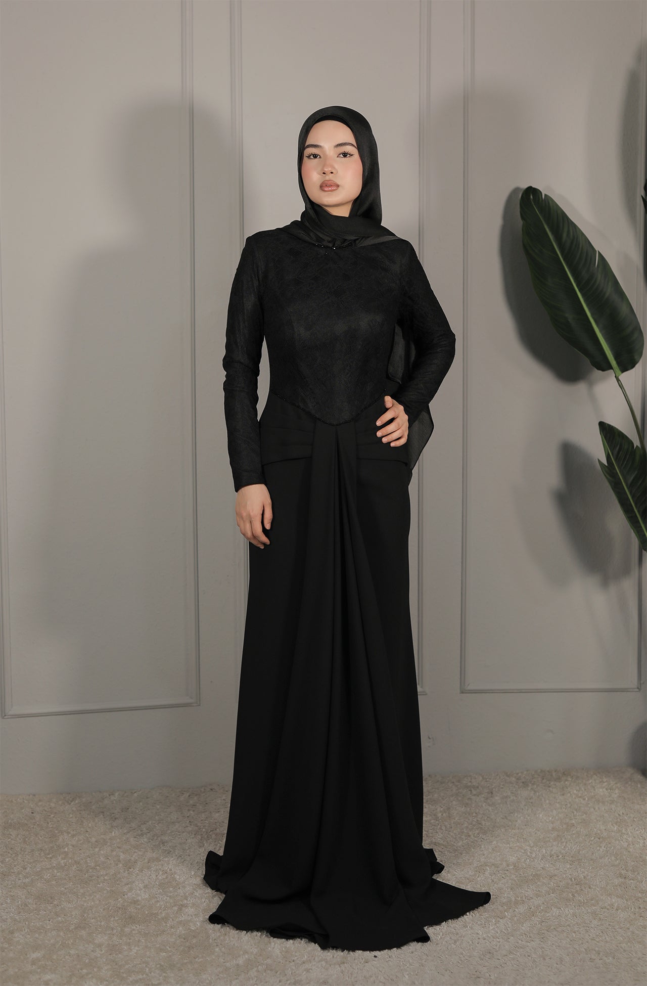 Selis Dress - Schwarz