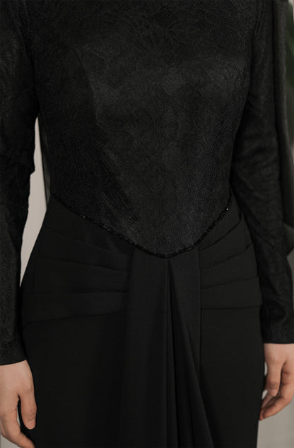 Selis Dress - Schwarz