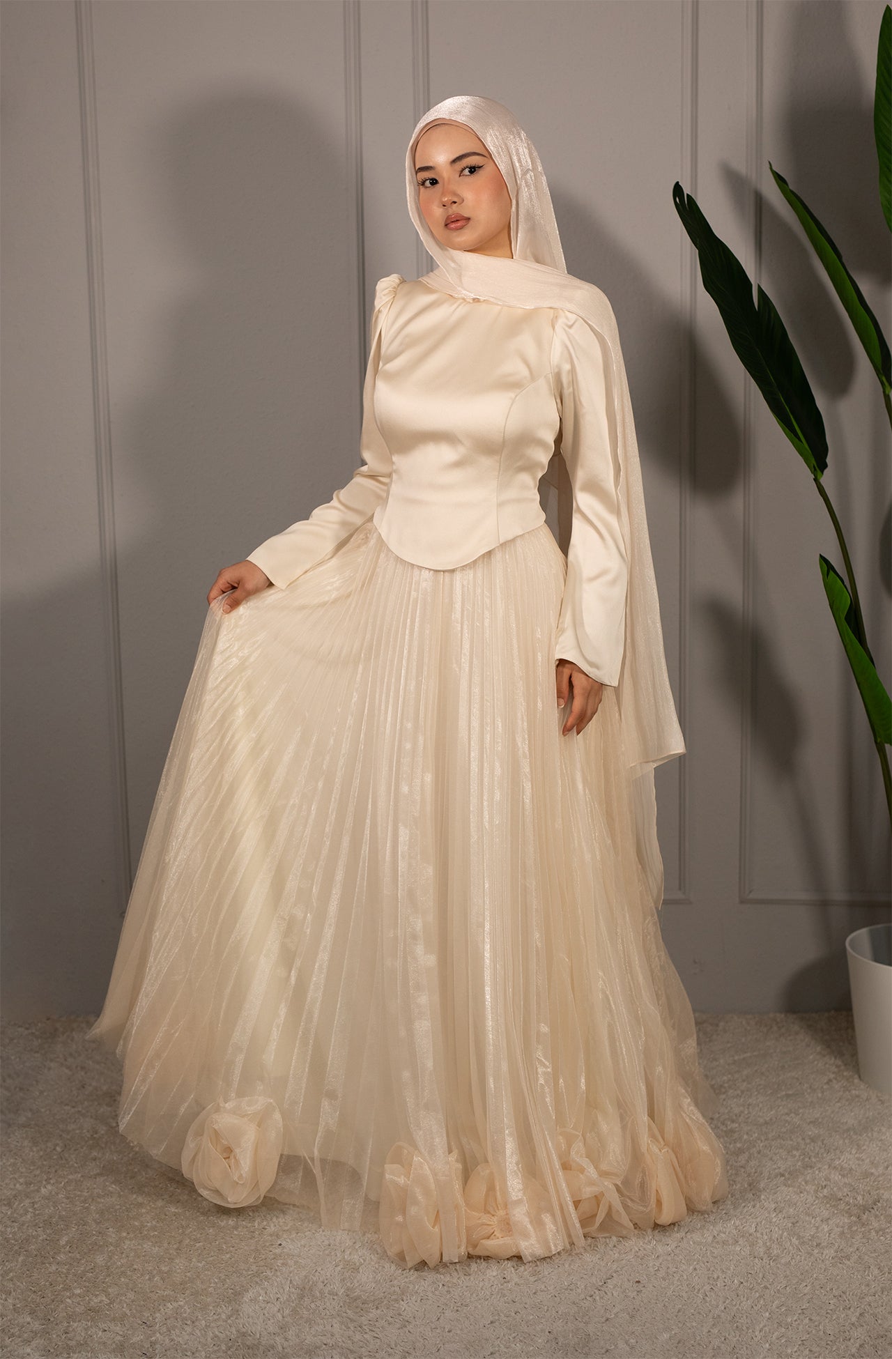 Sena Dress - Beige
