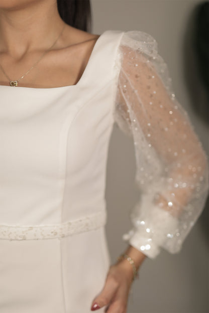 Sinem Dress - Weiß