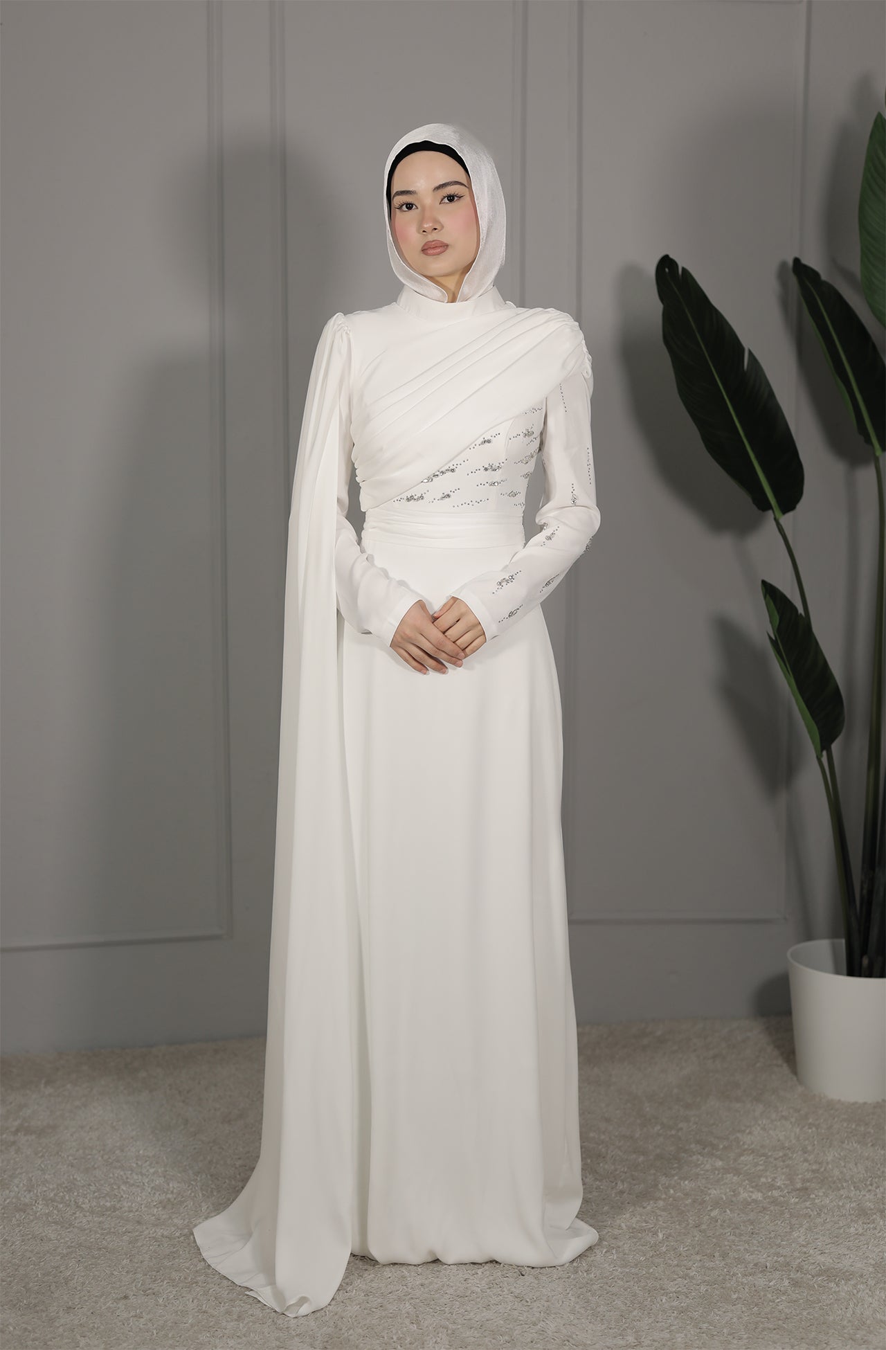 Suha Dress - Weiß