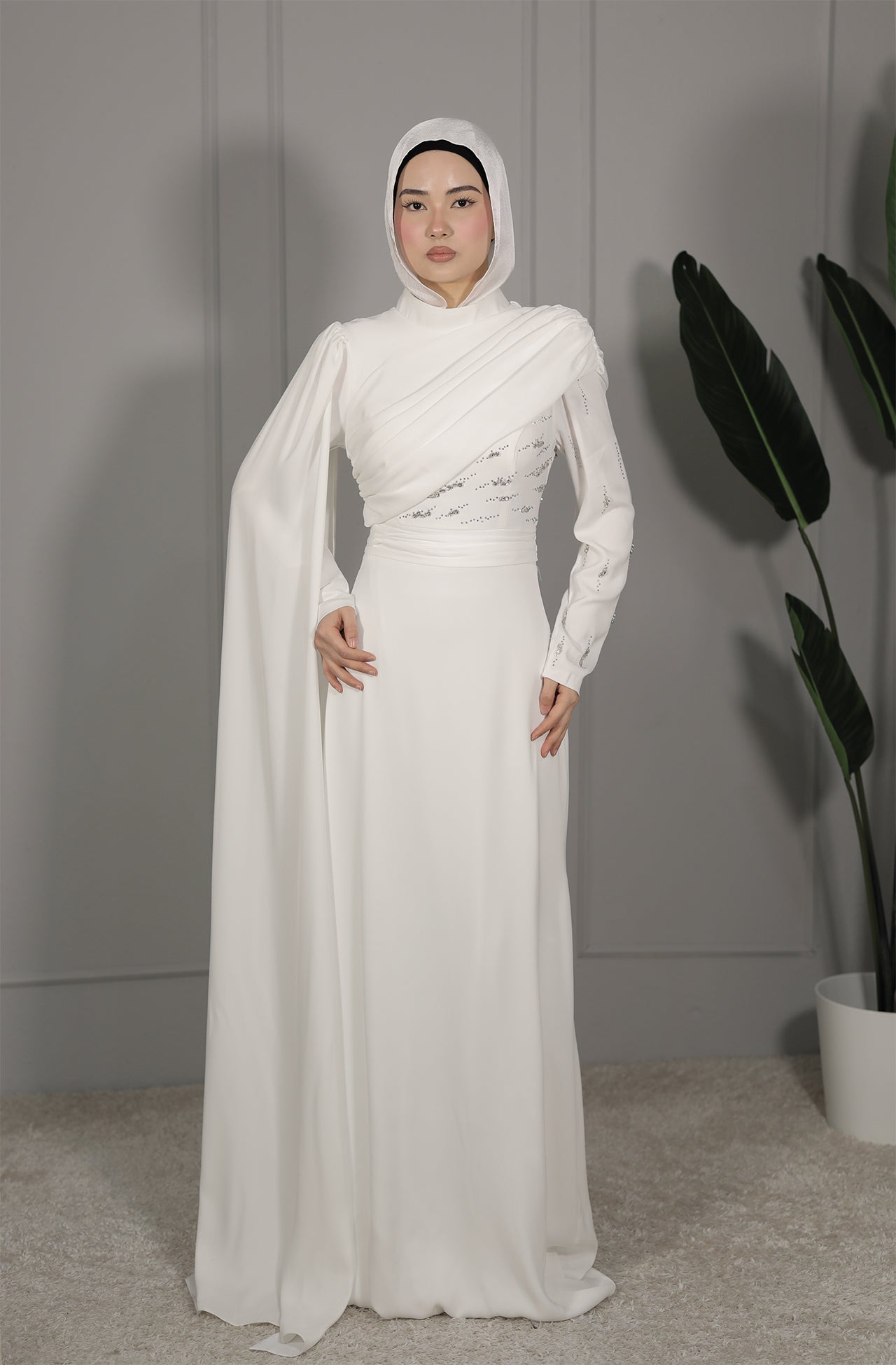 Suha Dress - Weiß