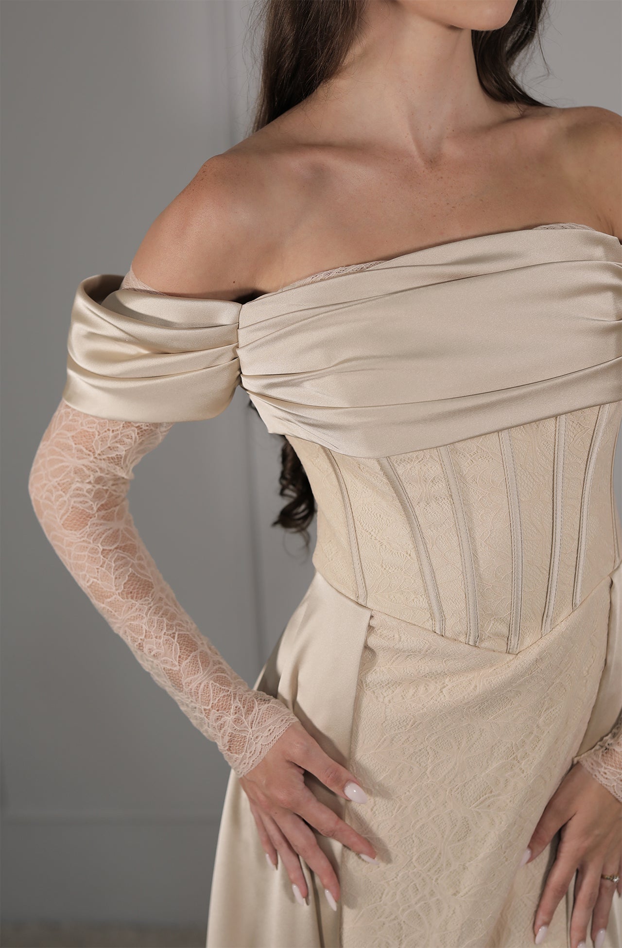 Evin Dress - Beige