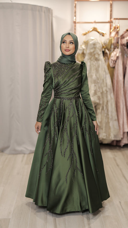 Hijabi Abendkleid