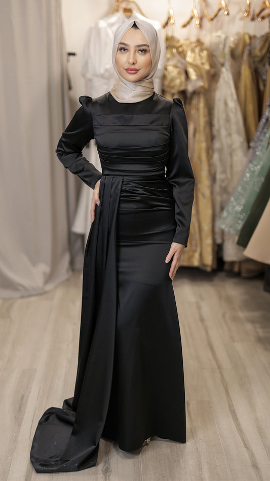 Modest Beauty Abaya Schwarz