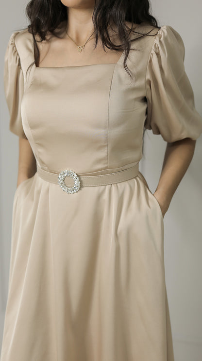 Esin Dress-Beige