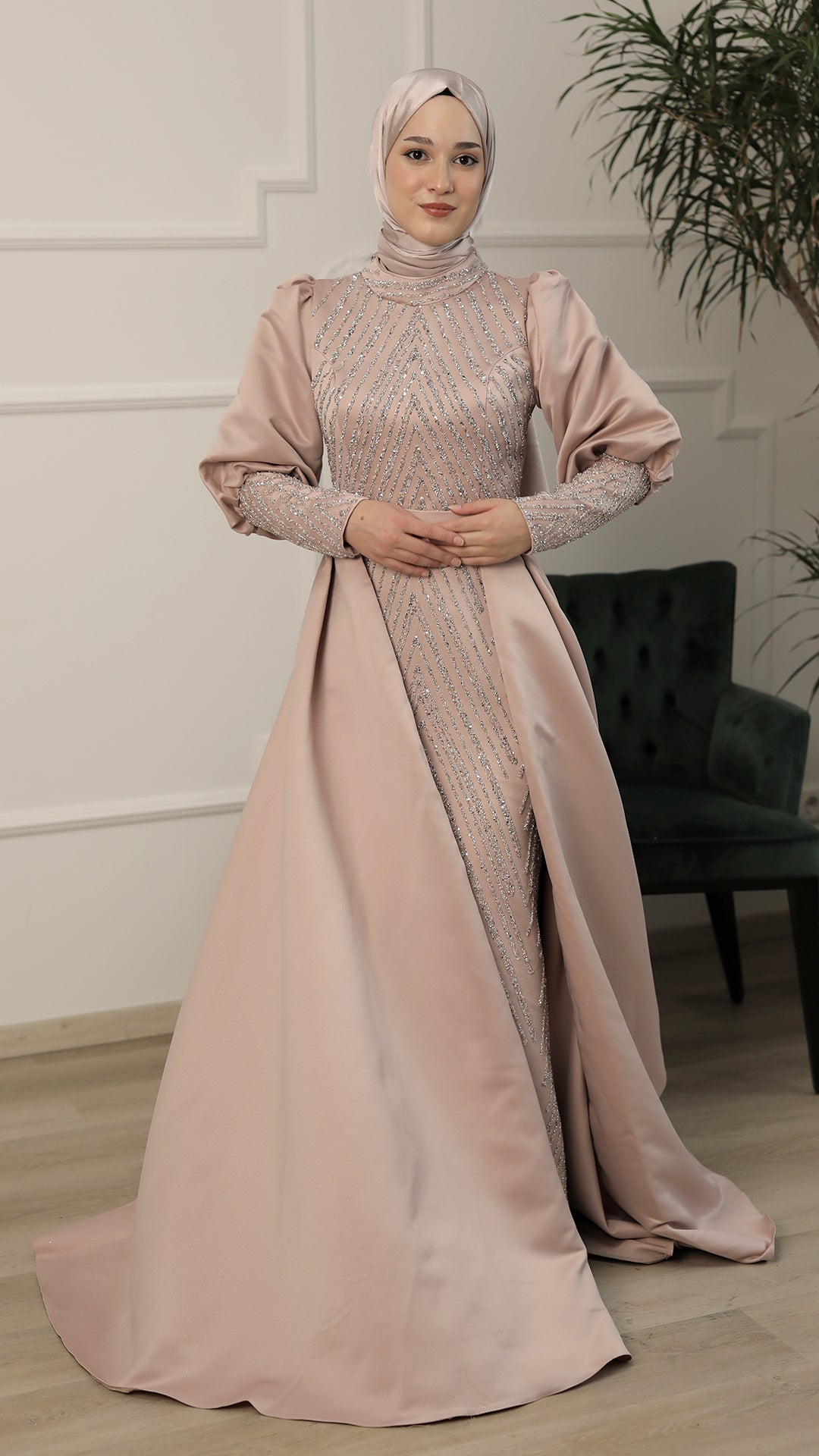 Prachtvolle Hijabi Robe