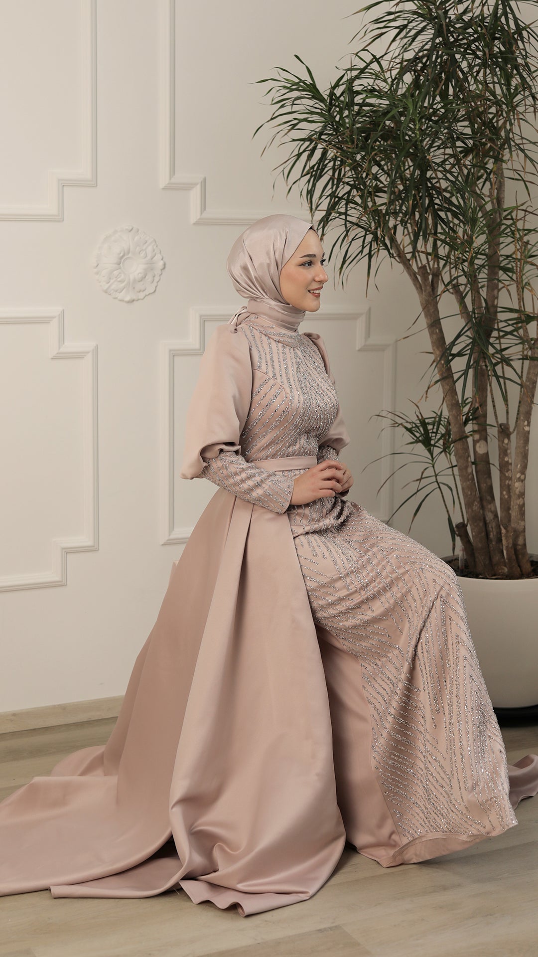 Prachtvolle Hijabi Robe