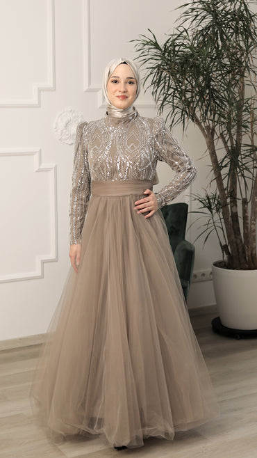 Hijabi Melodiekleid