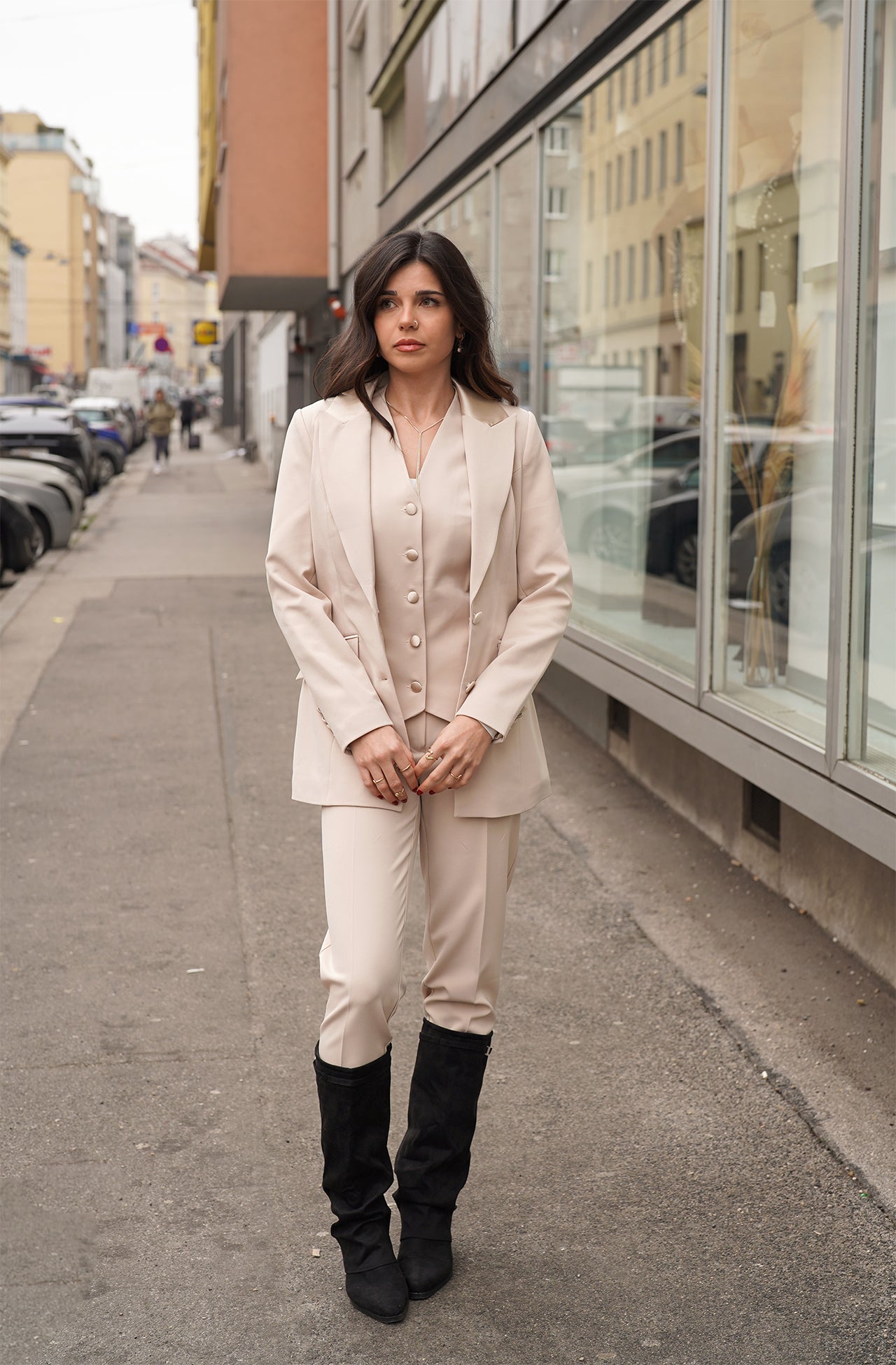 Urban Elegance – 3-teiliges Blazer-Set