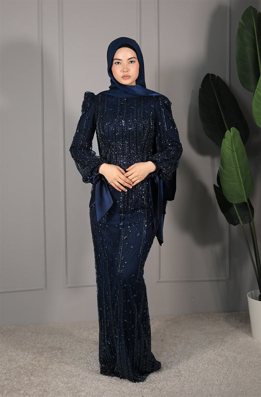 Yasmine Dress - Dunkelblau