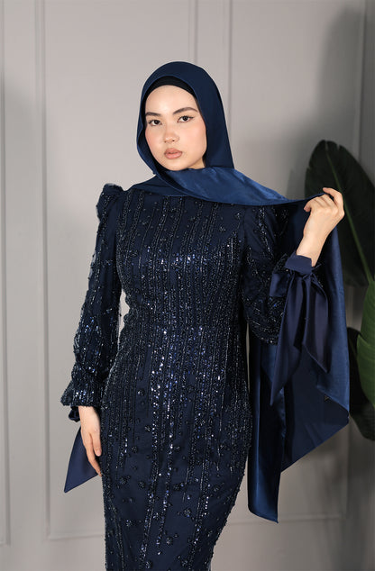 Yasmine Dress - Dunkelblau