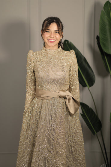 Ada Dress - Gold
