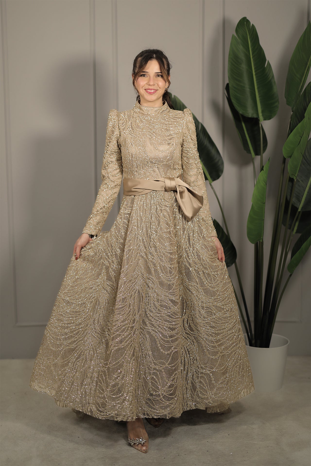 Ada Dress - Gold