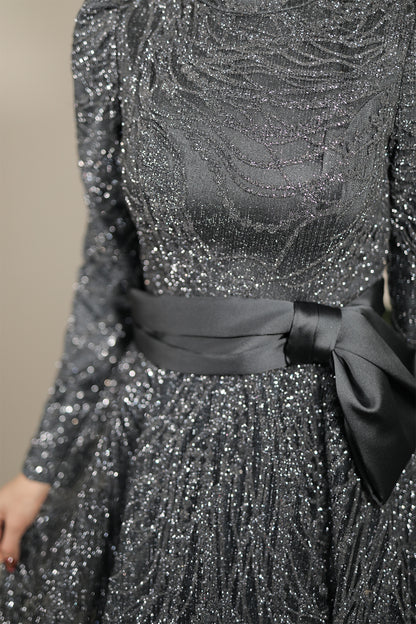 Ada Dress - Grau