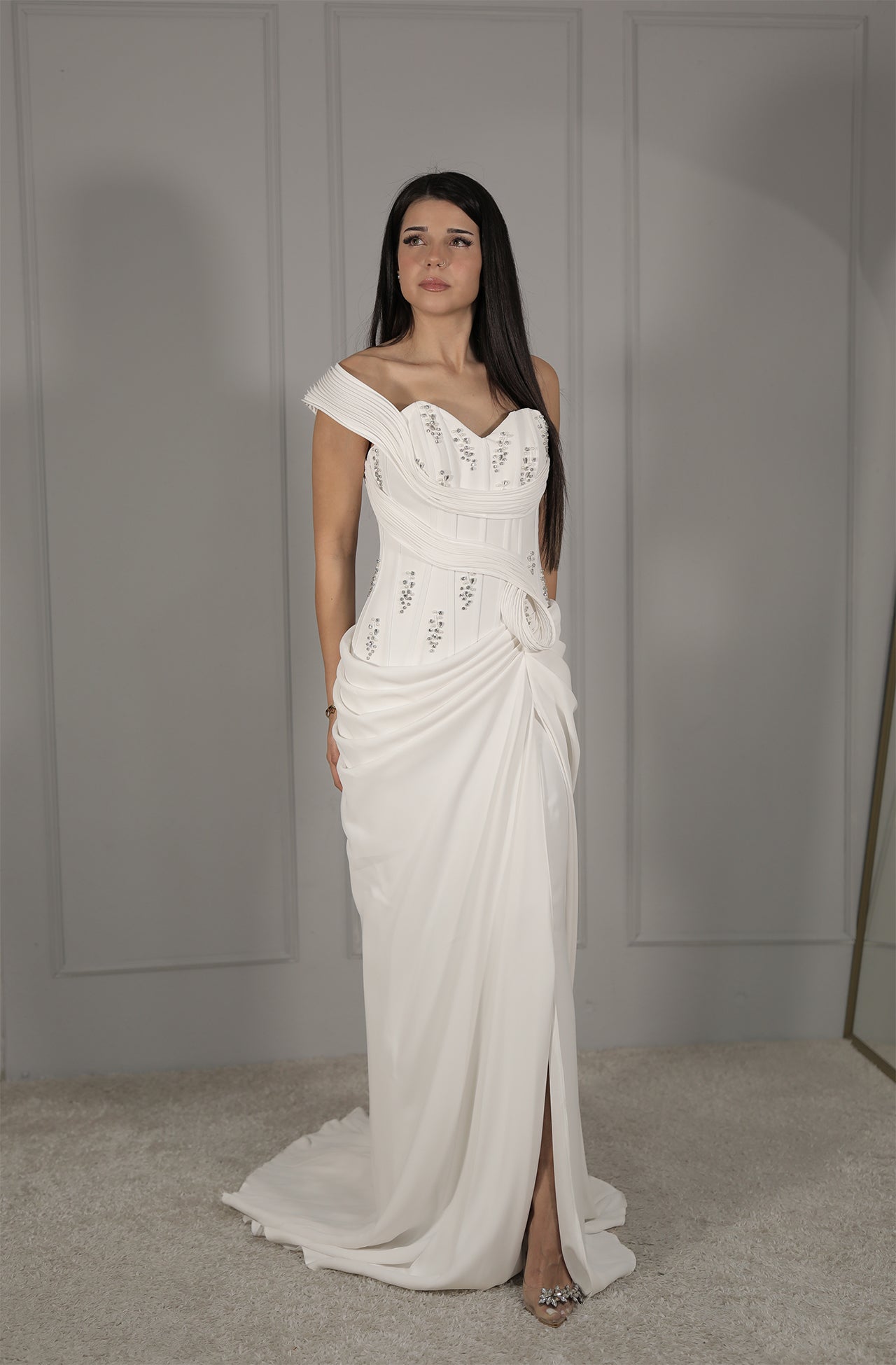 Ahen Dress - Weiß