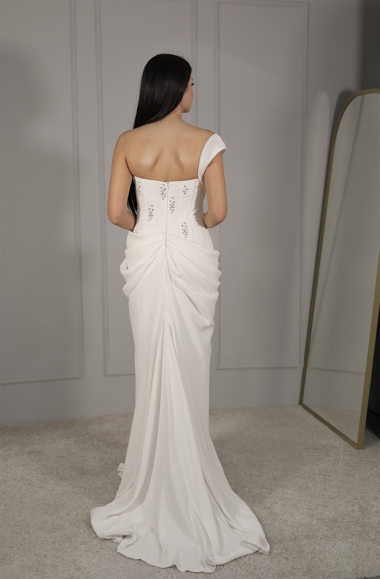 Ahen Dress - Weiß