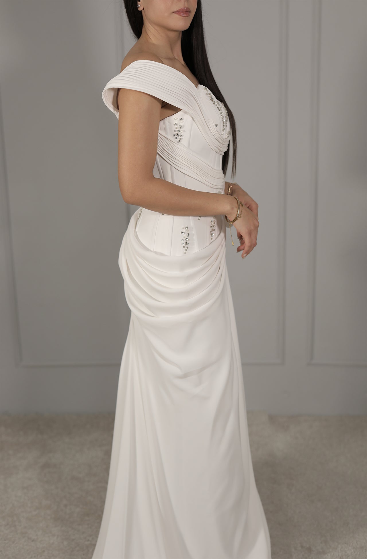 Ahen Dress - Weiß