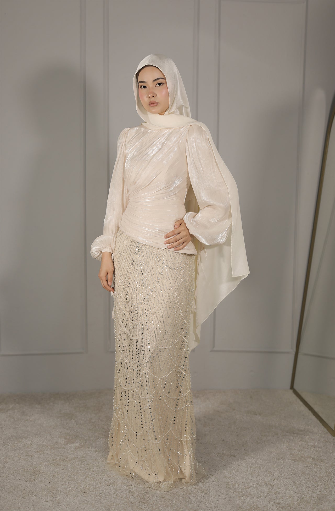 Alara Dress - Beige