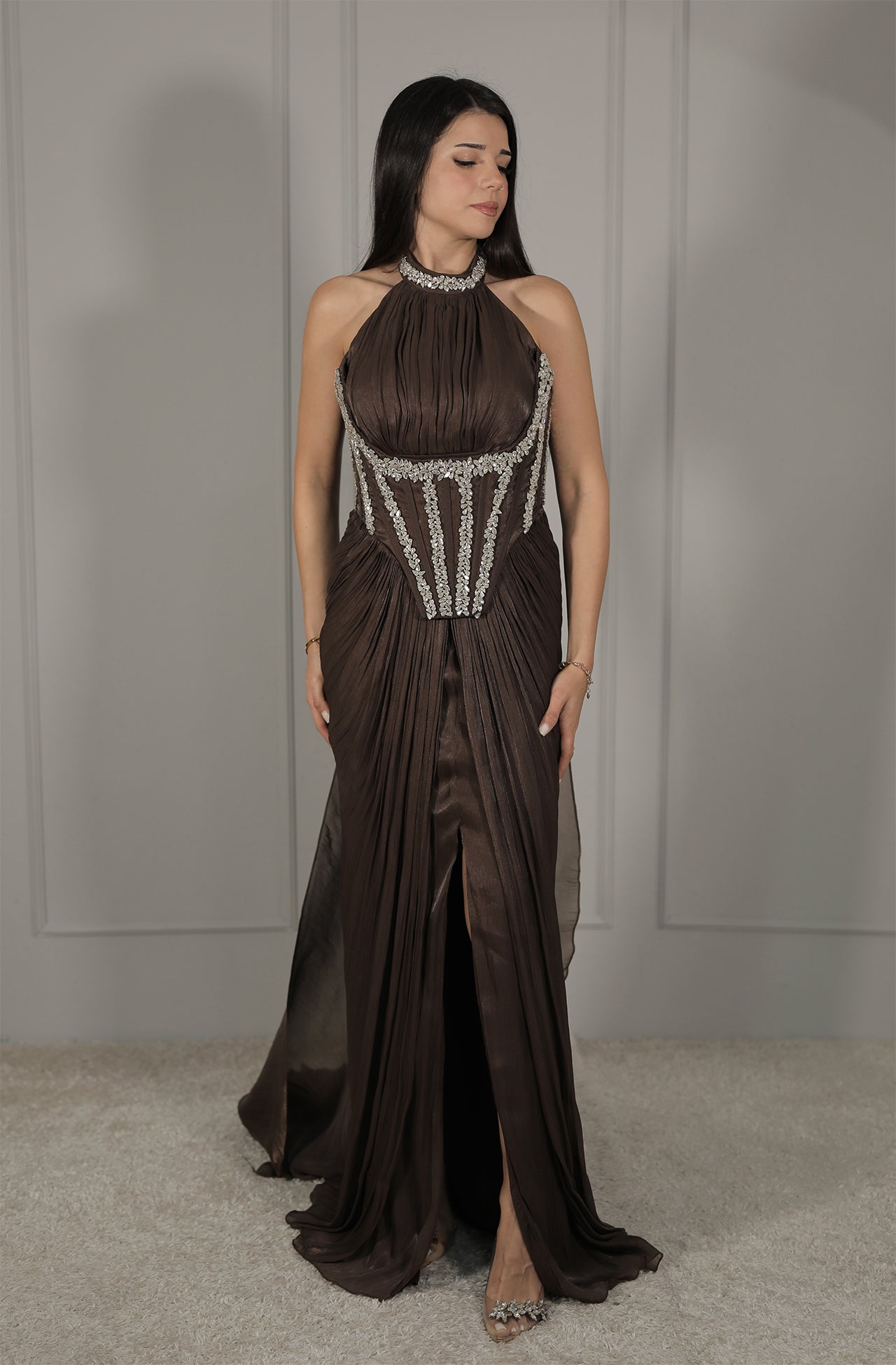 Alya Dress - Braun